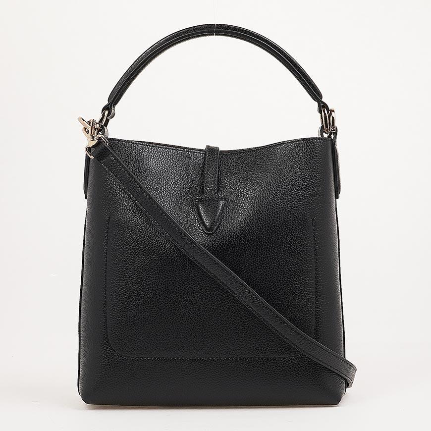 Tods T Timeless Mini Bucket Bag Black Leather Shoulder Bag Women