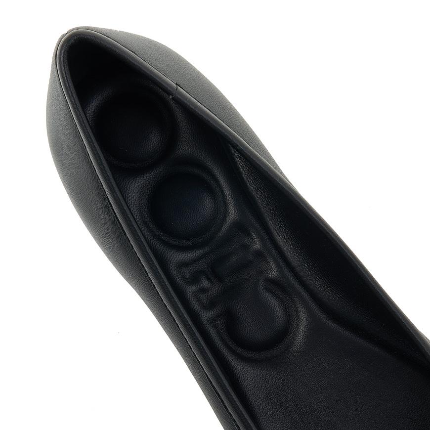 Jimmy Choo Black Nappa ELME Flat Women’s Shoes