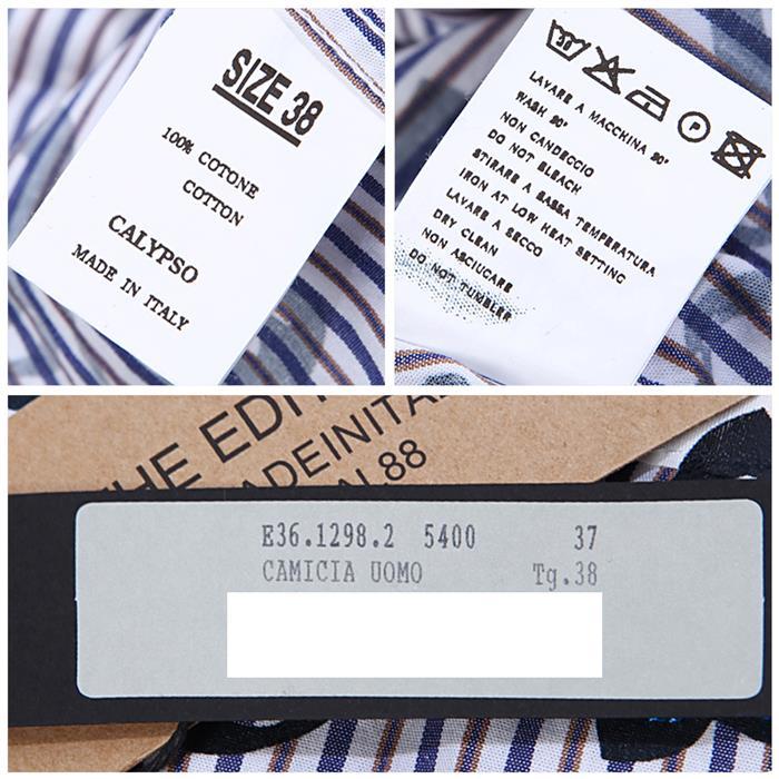 The Editor Summer Stripe Long Sleeve Shirt 1298 2 5400 37