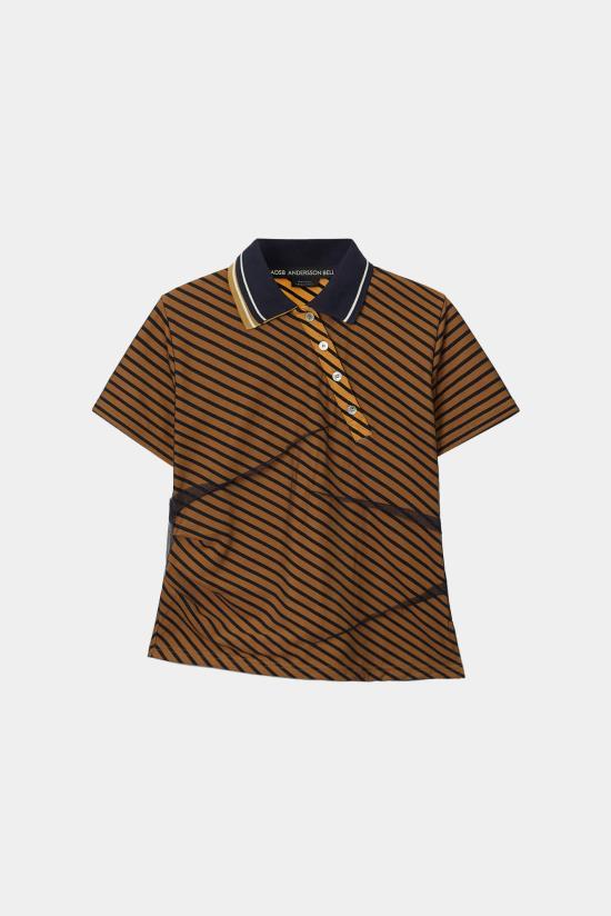 Andersson Bell Short Sleeve Polo Shirt for Men atb1564w YELLOW DOM