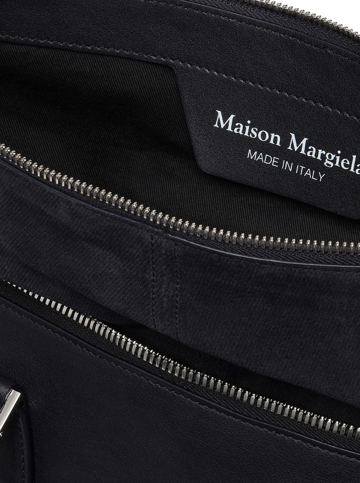 Maison Margiela Dark Grey Leather Shoulder Bag