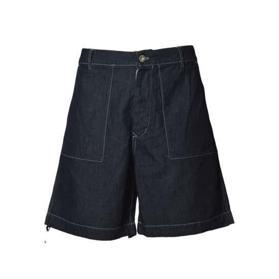 CP Company Blue Denim Shorts for Men