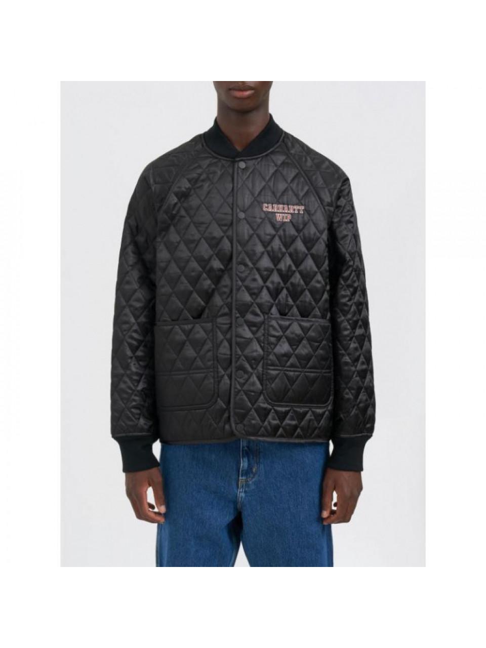 CARHARTT WIP Alumni Liner Jacket Men’s Black Zip Lightweight I035146 89XX
