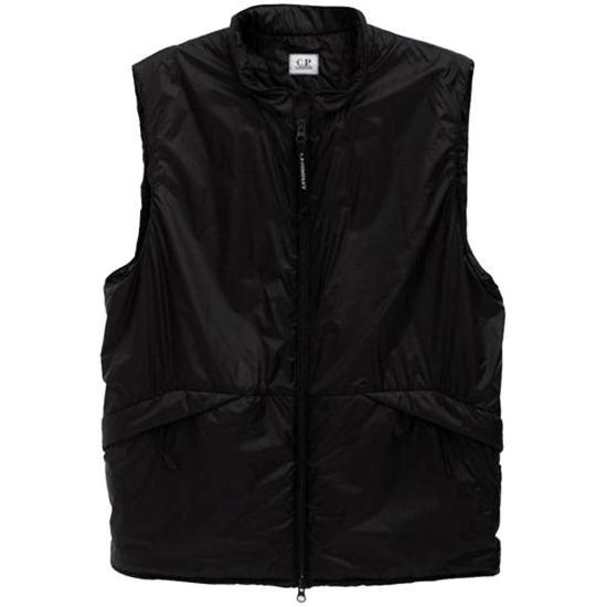 CP Company Black Nylon Down Vest 16CMOW038 A006099 U999