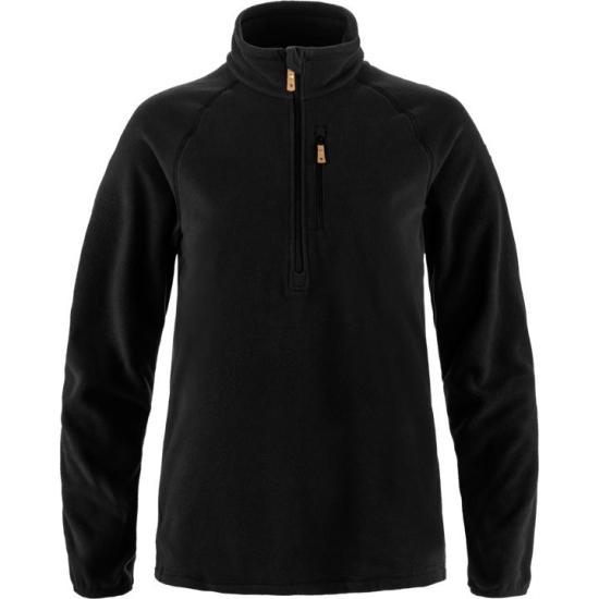 Fjallraven Women’s Ovik Lite Fleece Half-Zip Jacket Black 14600199550
