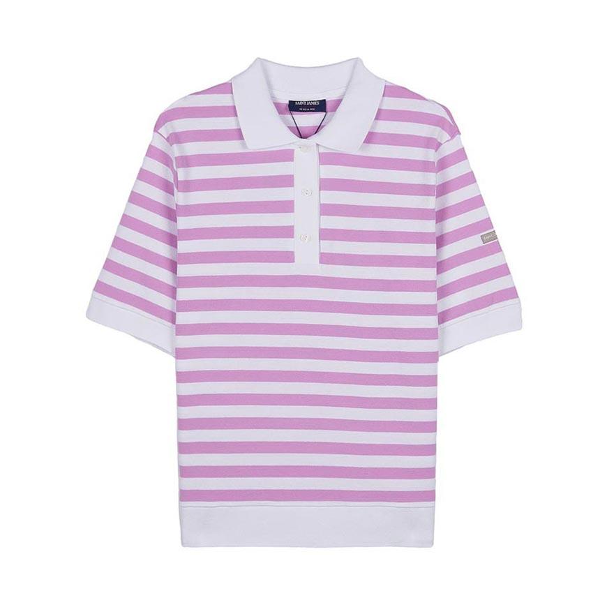 Saint James Women’s CAROLA R Polo Shirt Blanc Nacre White