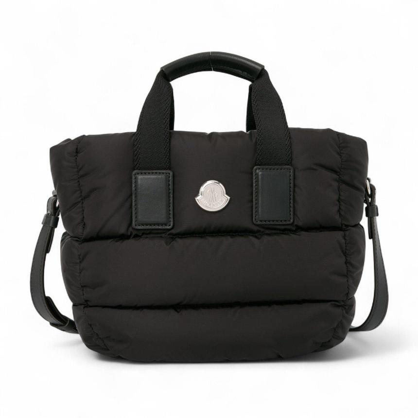 Moncler Caradoc Mini Women’s Tote Bag Black Leather Tote