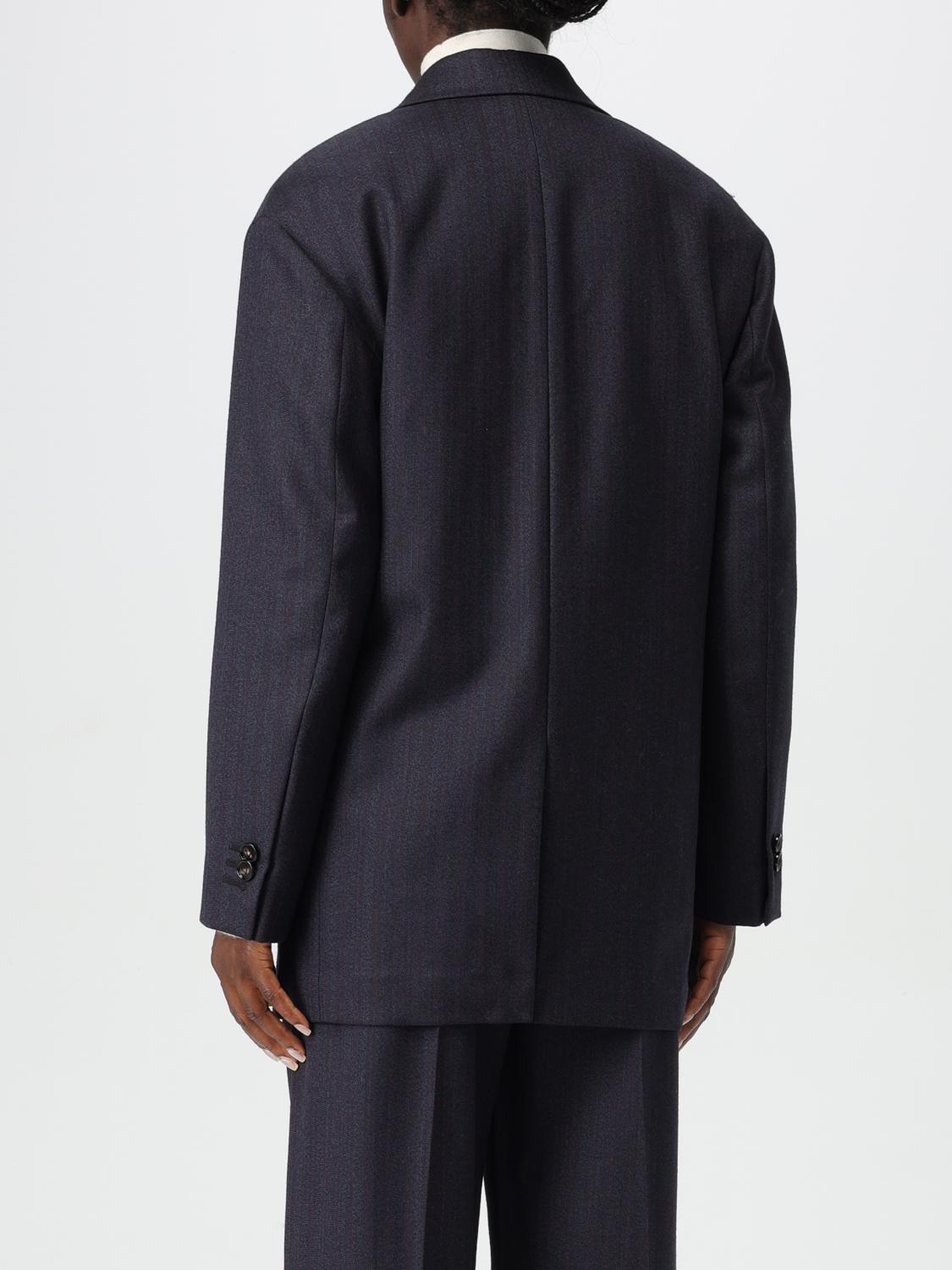 Bottega Veneta Gray Wool Casual Jacket for Women
