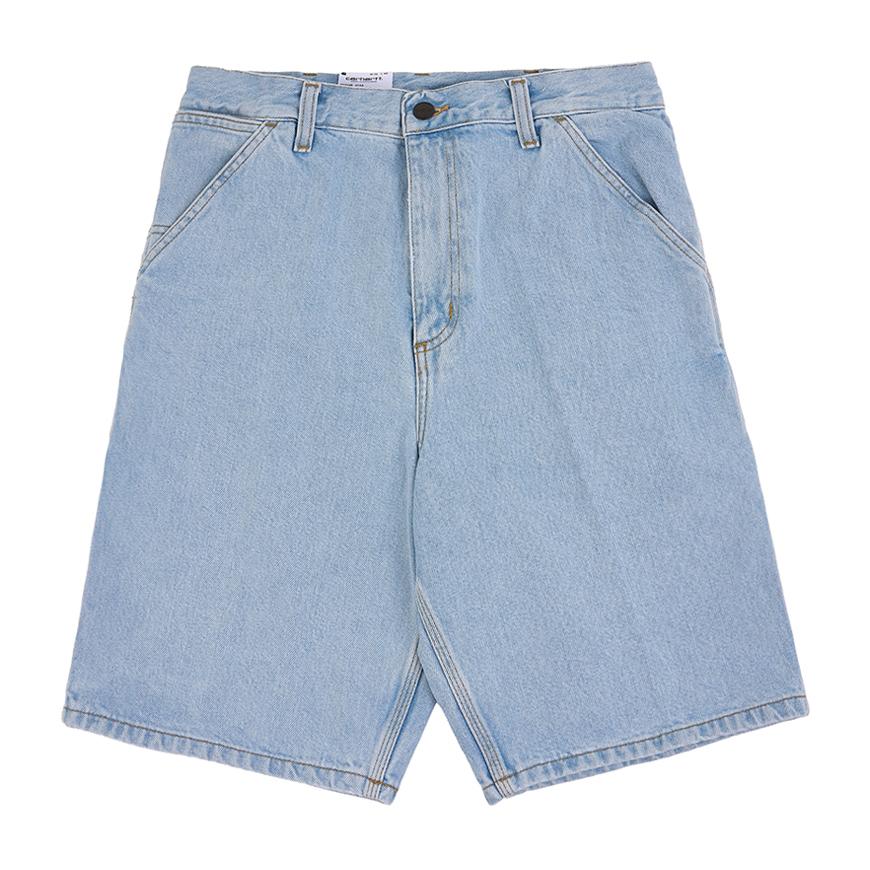 CARHARTT WIP Single Knee Denim Shorts Men Blue