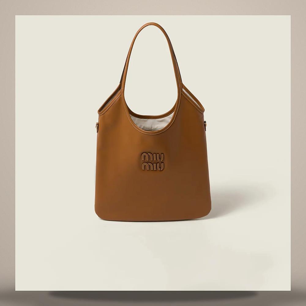 Miu Miu Ivy Leather Shoulder Bag
