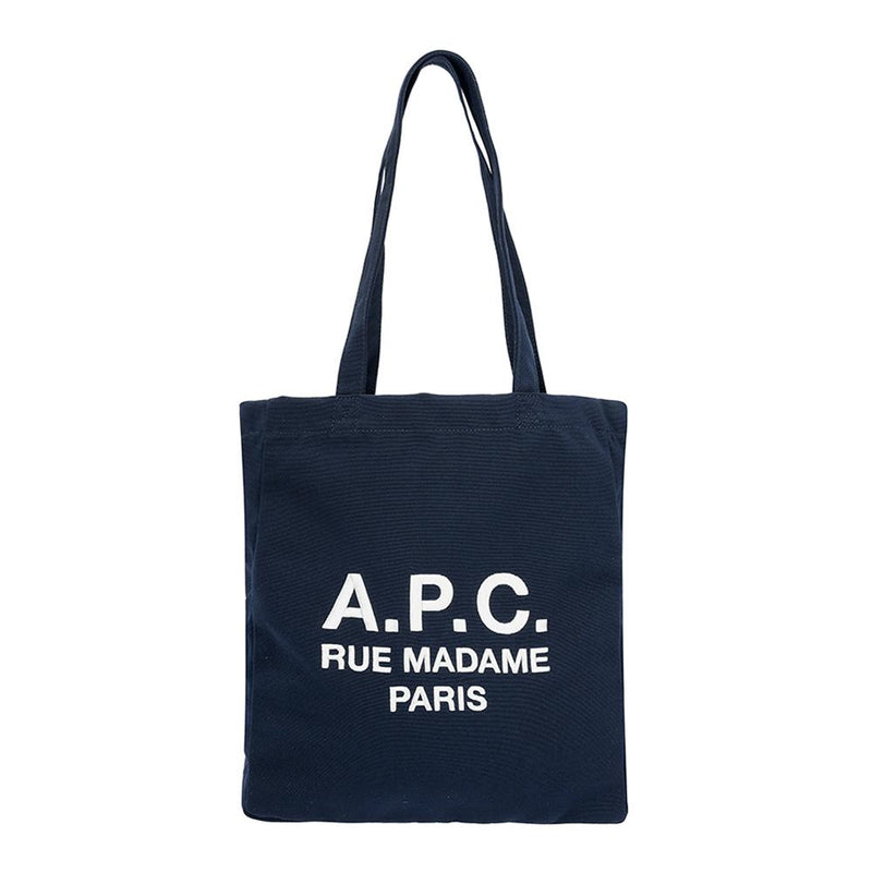 A.P.C. Unisex Canvas Tote Bag PSAJS M61937 IAK DARK NAVY