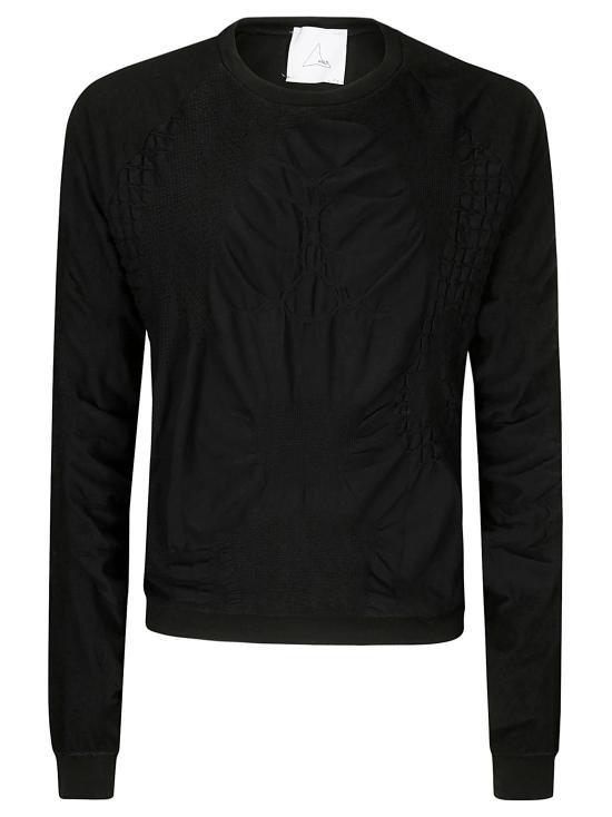 ROA Black Long Sleeve Sweatshirt RBMW0290 YA26 BLK 0001