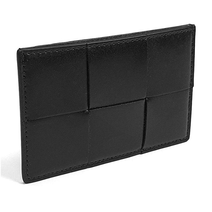 Bottega Veneta Woven Cassette Leather Card Holder