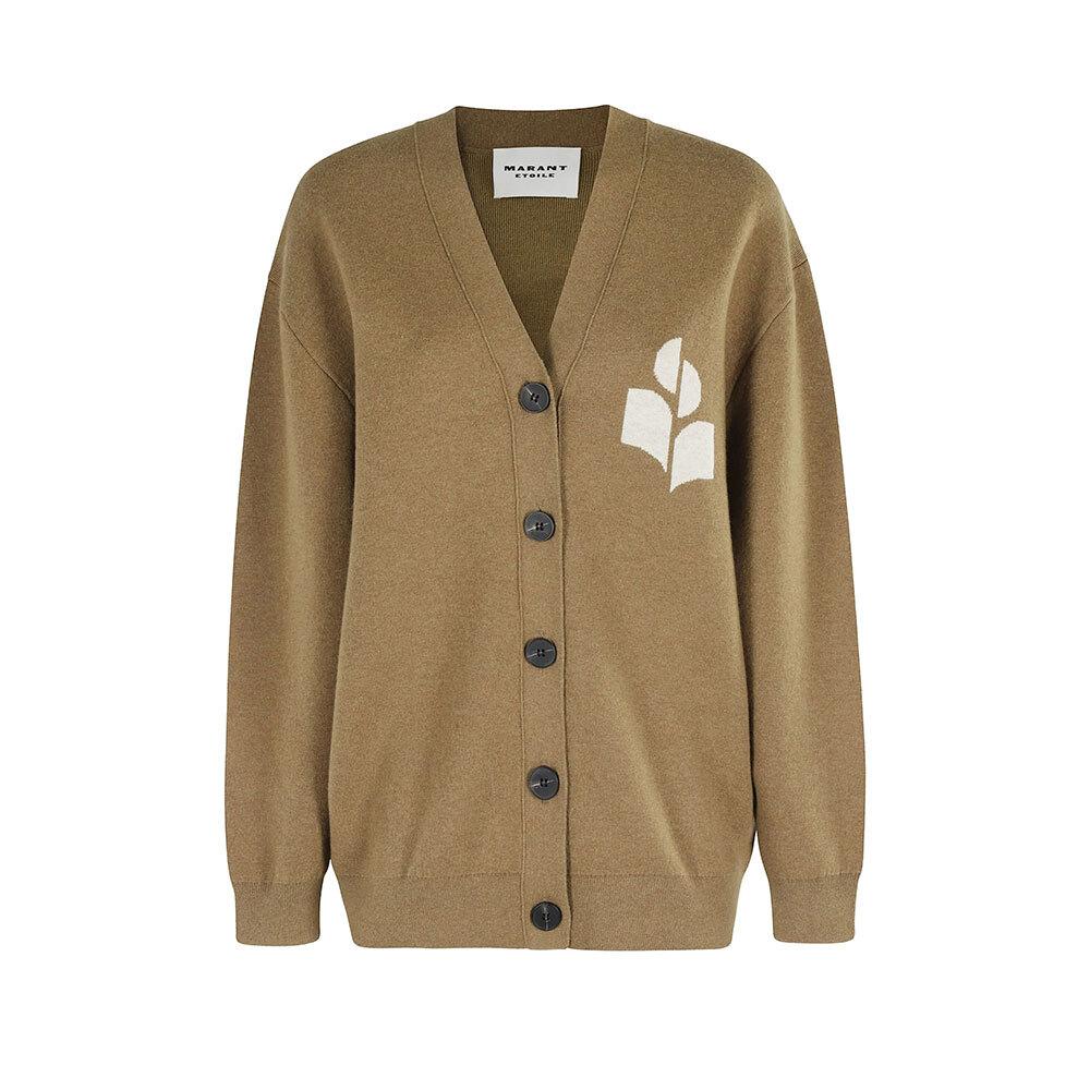 Isabel Marant Norton Khaki Women’s Cardigan CA0097 FA