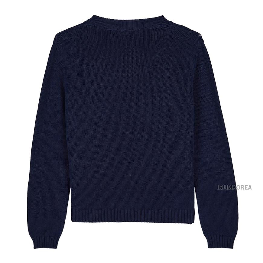 Max Mara NESPOLA Cotton Round Neck Knit Sweater for Women