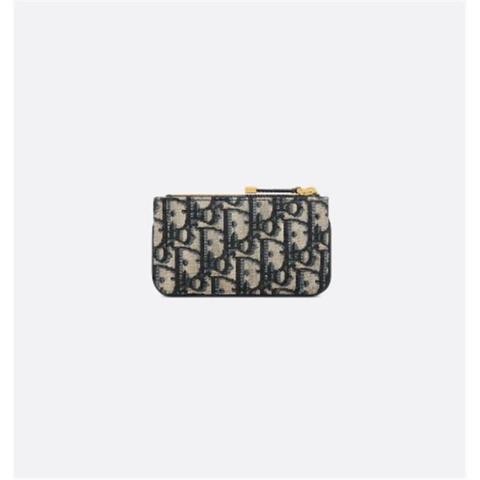 DIOR Oblique Myrte Zip Key Wallet S2177UTZQ