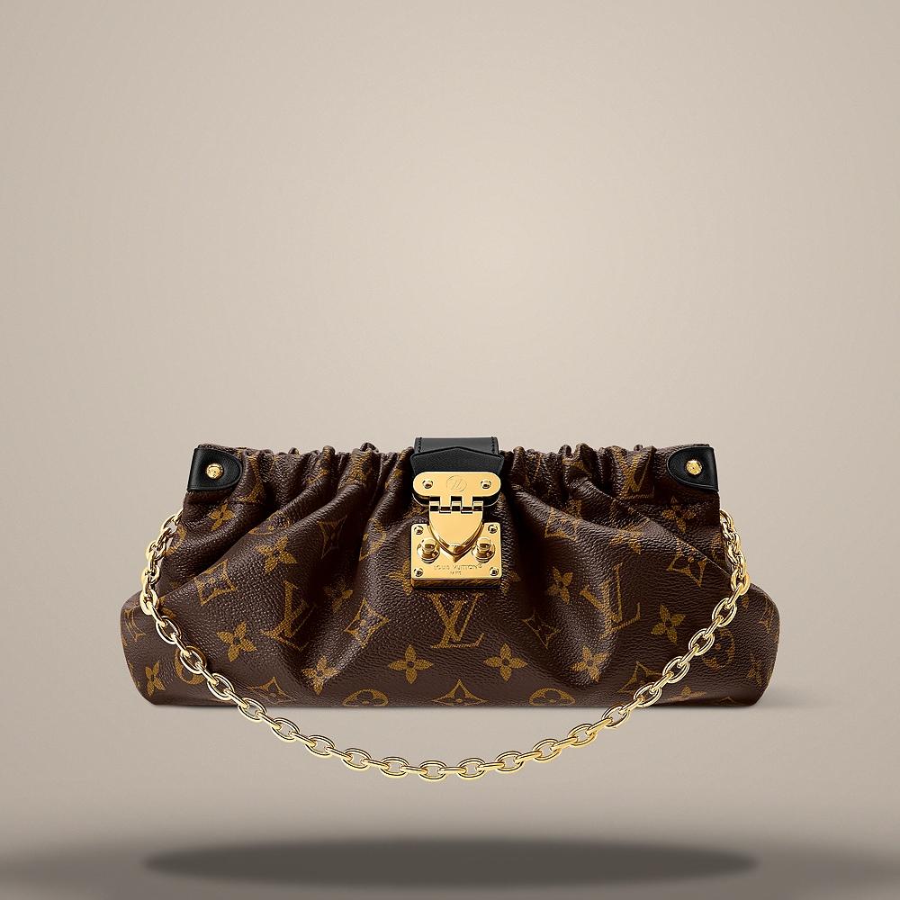 Louis Vuitton Monogram Coated Canvas Pochette Sling PM Shoulder Bag M27819