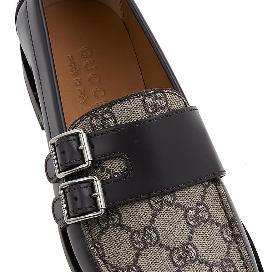 GUCCI Men’s GG Buckle Loafers 762312 17X30 2143