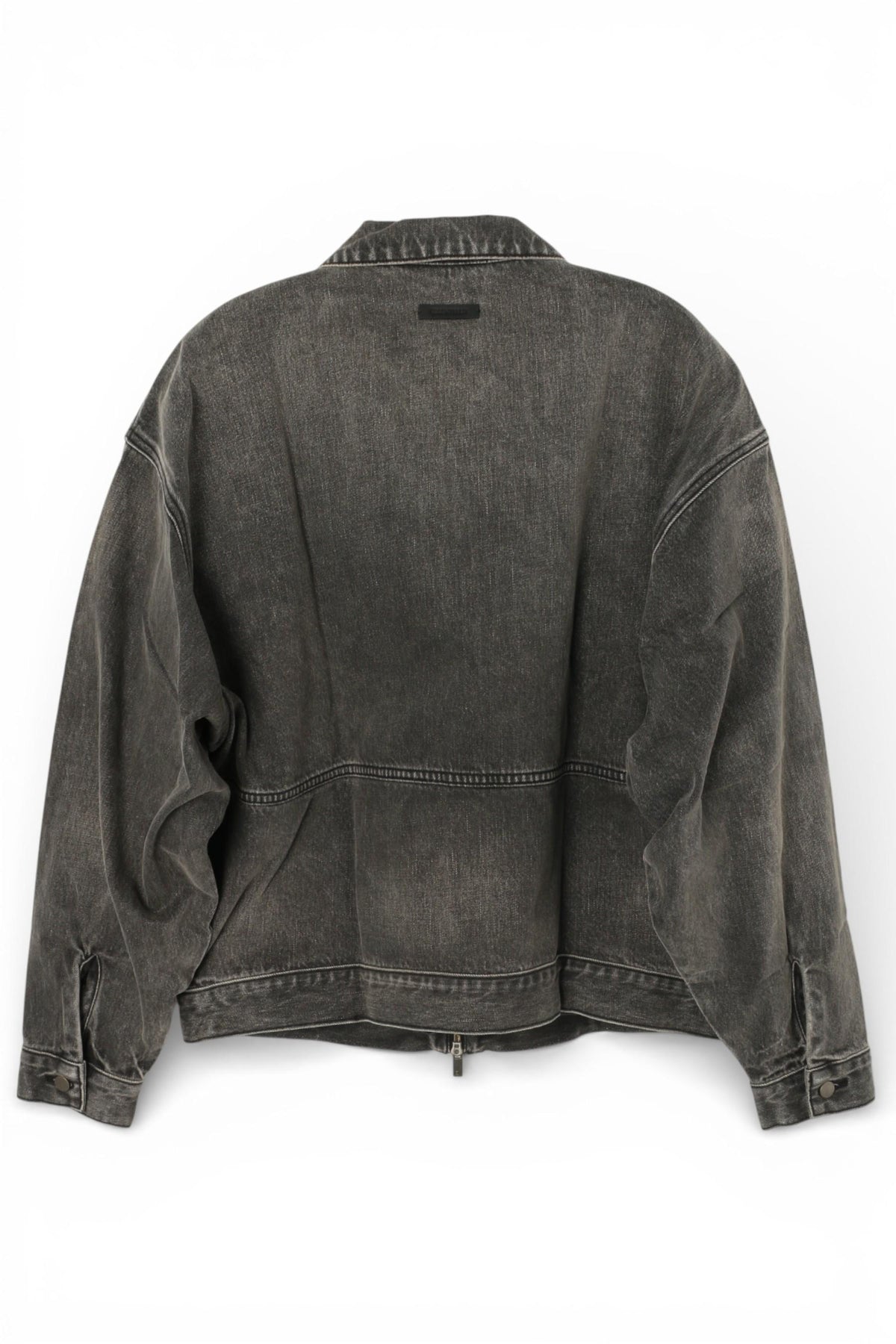 Fear of God Essential Vintage Black Denim Trucker Jacket 202BT244270F