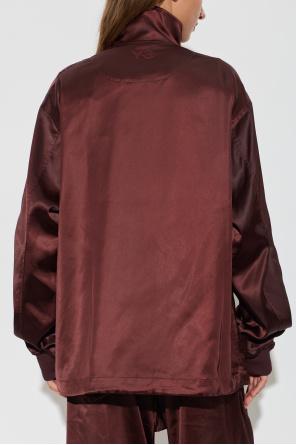Y-3 Black Zip Jacket for Men KW9618 NIGHT RED DOM