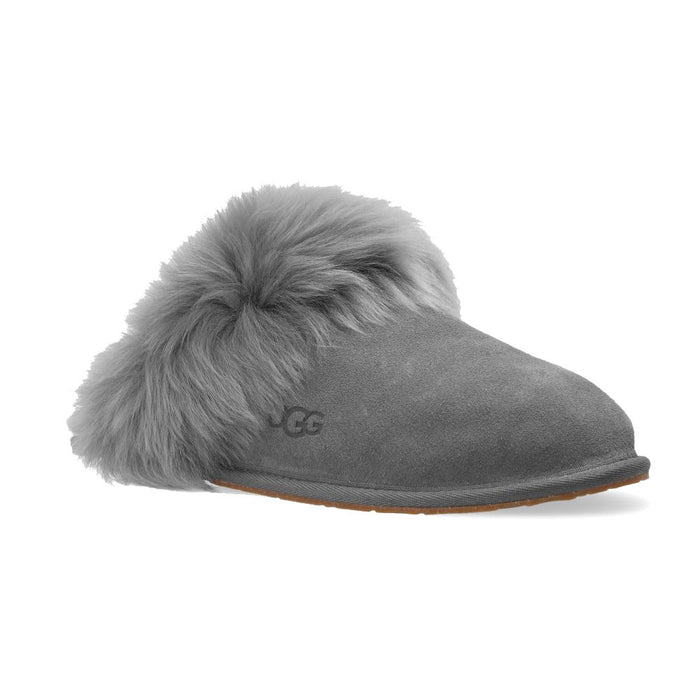Ugg Scuff Sis Faux Fur Slippers Charcoal 1122750 CHRC