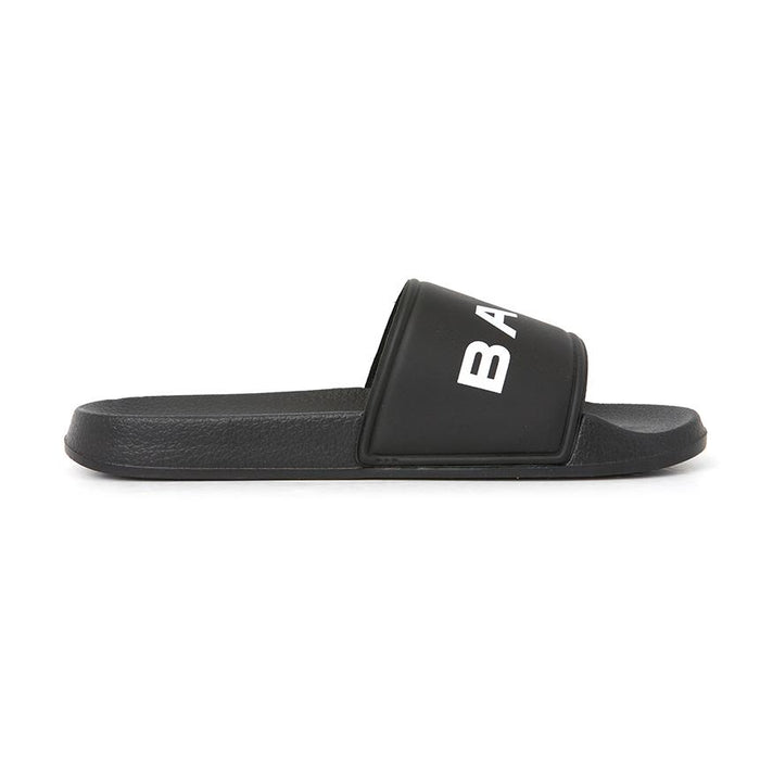 BALLY Men’s Summer Slide Sandals Slippers Black Rubber