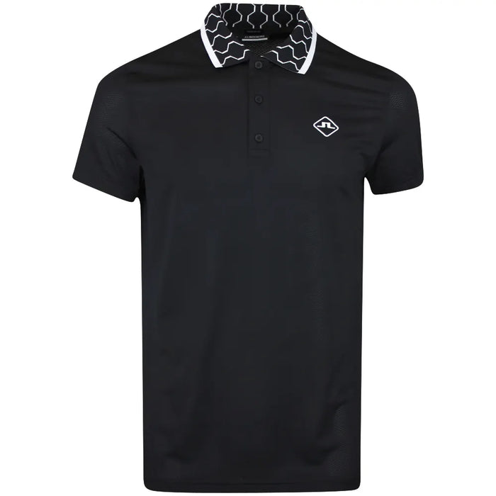 J LINDEBERG Glen Polo Regular Fit T-Shirt Black