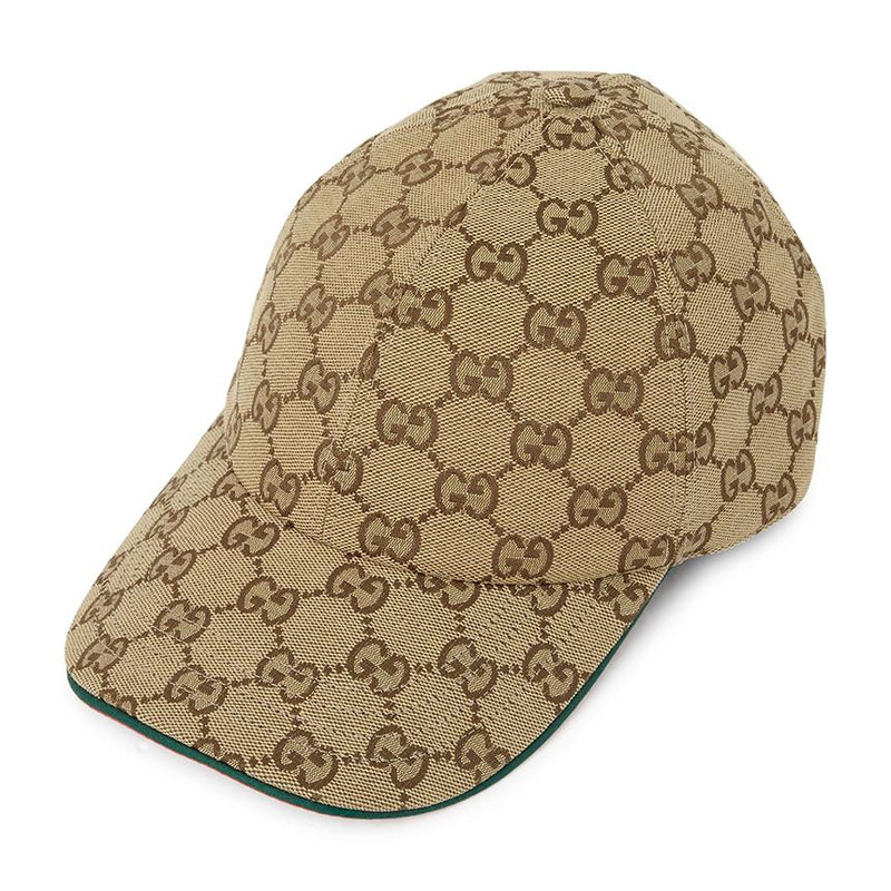 GUCCI GG Monogram Beige Canvas Women’s Baseball Cap