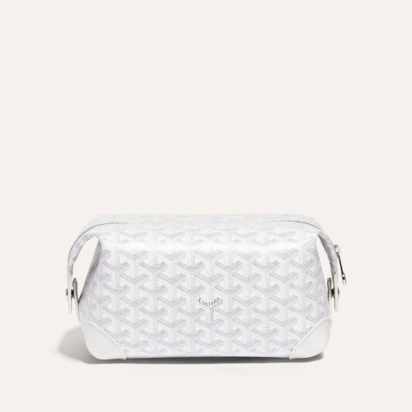 GOYARD White Bowling 25 Unisex Clutch BOWLIN 025 TY50 CL50