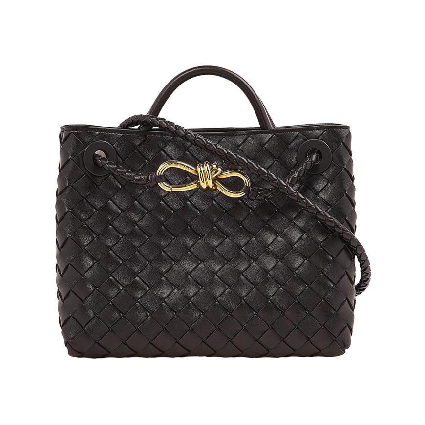 Bottega Veneta Small Andiamo Leather Tote Bag Brown Women’s