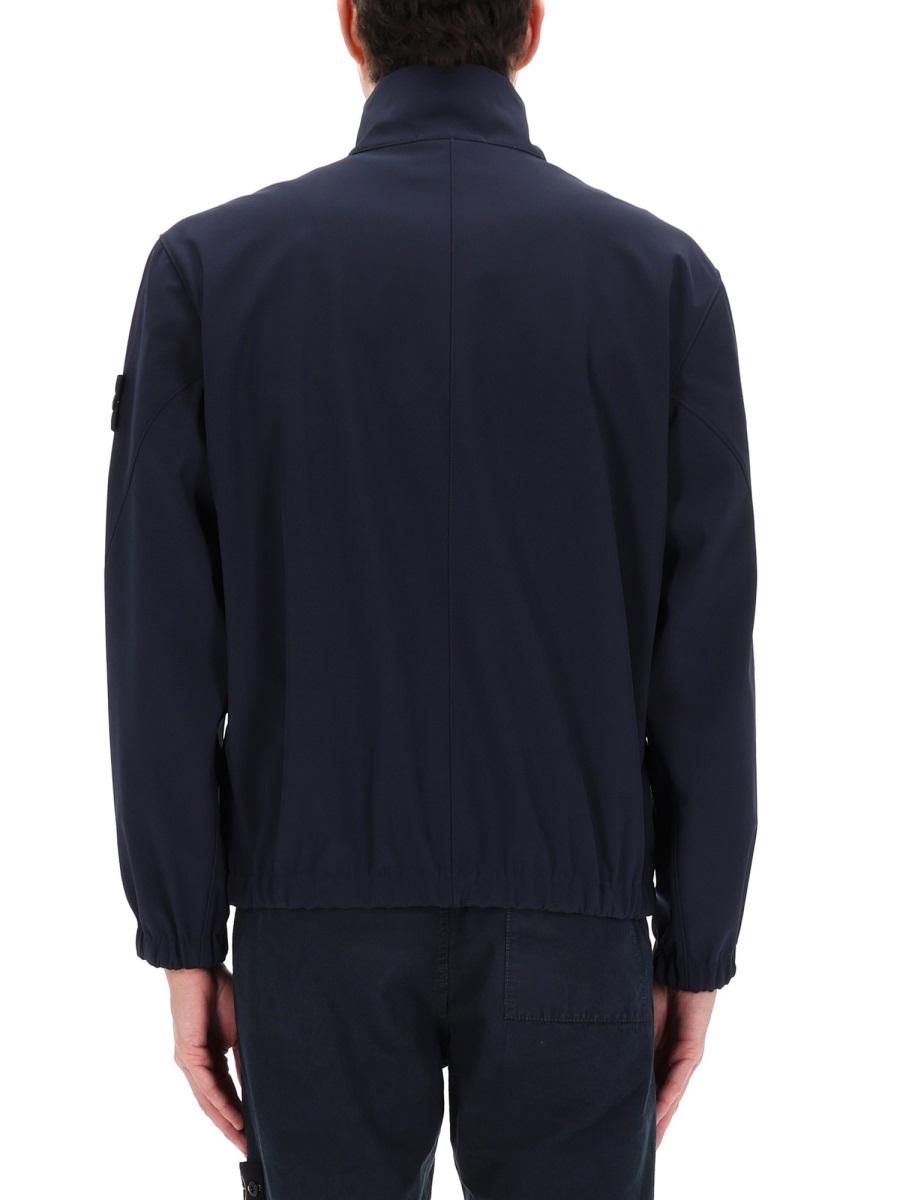 STONE ISLAND Nylon Bomber Jacket Black Men's Outerwear