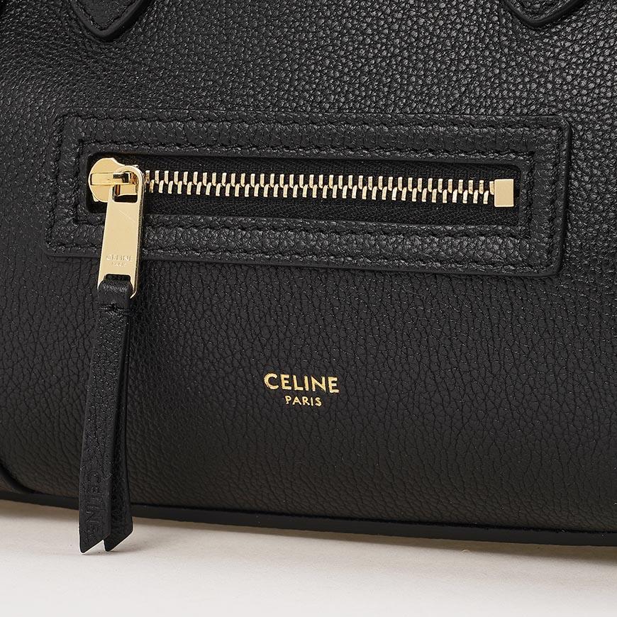 CELINE Little Luggage Shoulder Bag Black Women’s