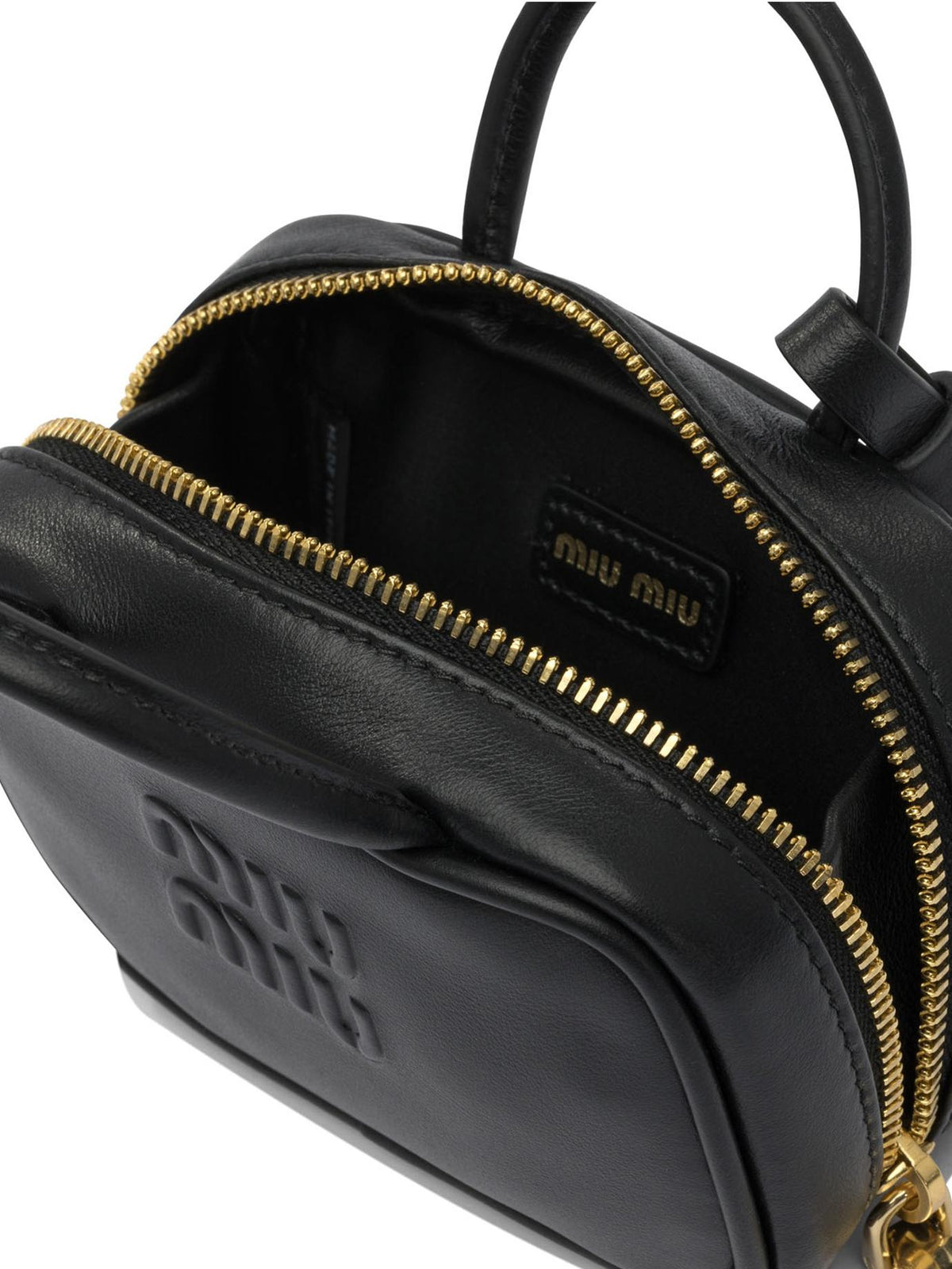 Miu Miu Leather Tote Bag Keyring