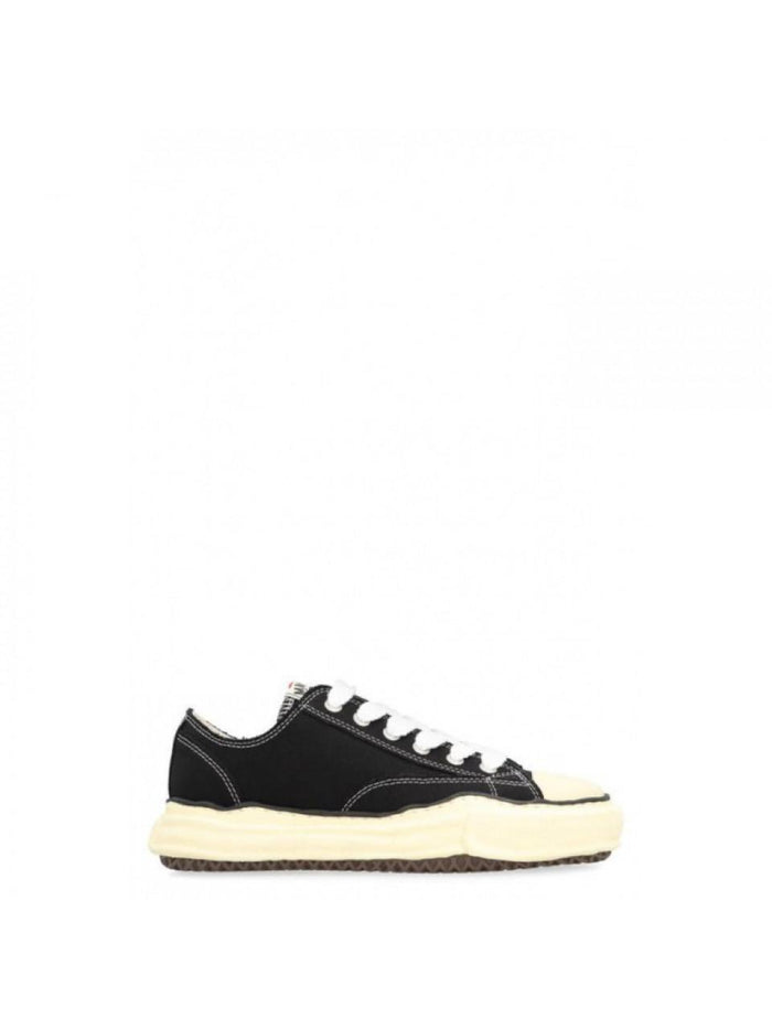 Maison Mihara Yasuhiro Peterson OG Sole Canvas Low-Top Sneakers Black