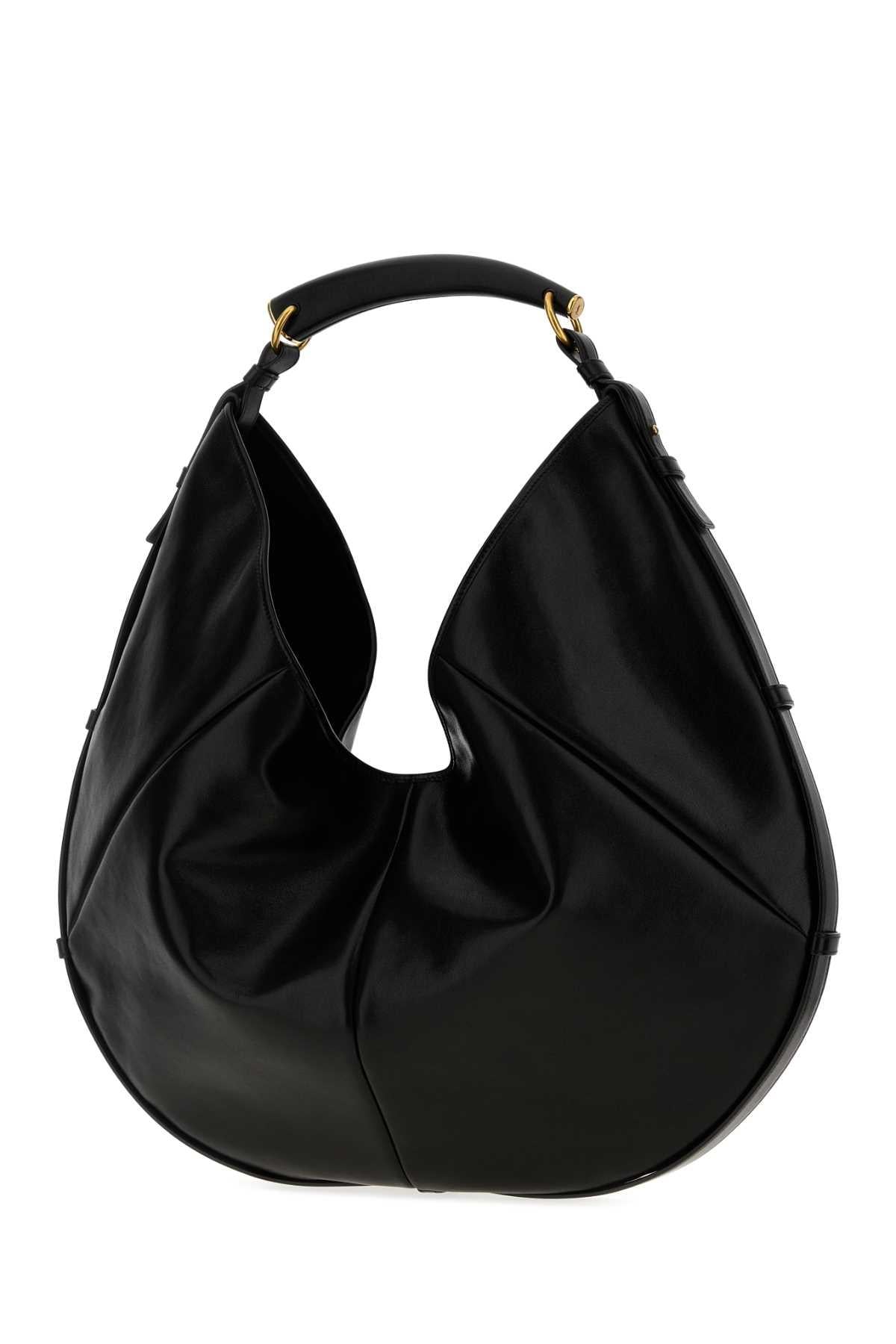 Saint Laurent Black Leather Shoulder Bag