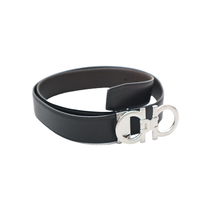 Ferragamo Men’s Reversible Leather Belt 670118 0758516