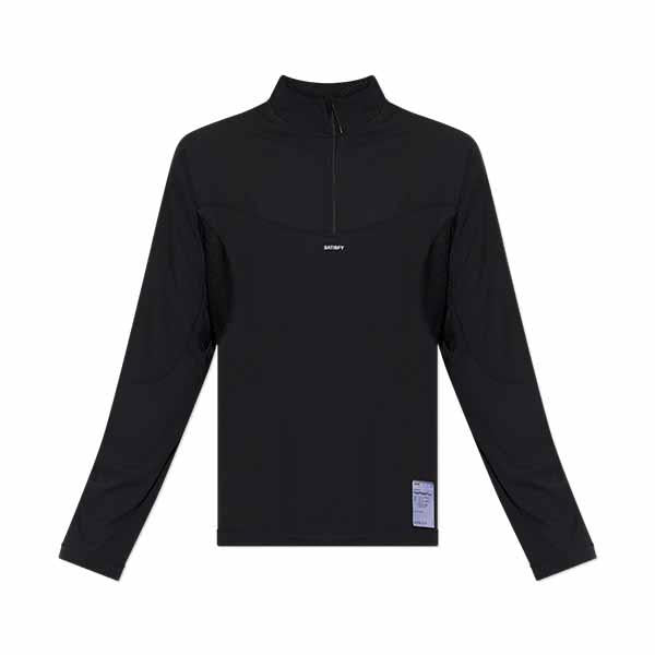 SATISFY Fuzzy Fleece Octa Half-Zip Long T-Shirt 11115 00001