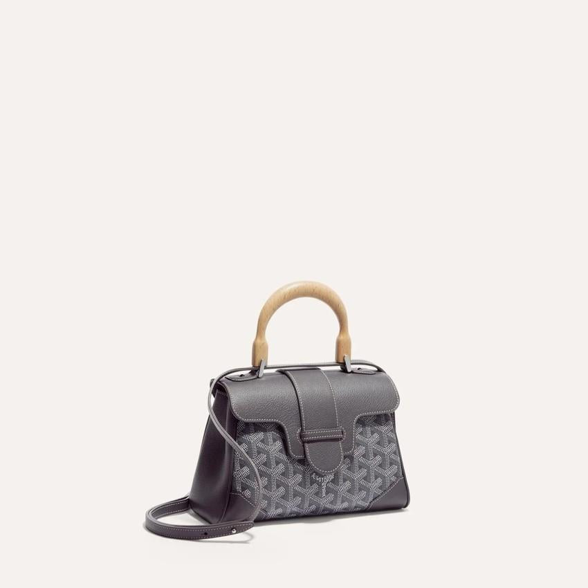 GOYARD Women’s Soft Saigon Mini Tote Bag Gray SAIGONMINTY51 CL51 P