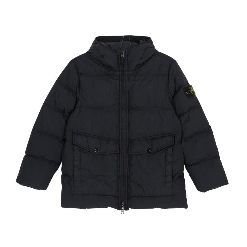 STONE ISLAND Kids Down Puffer Jacket Black