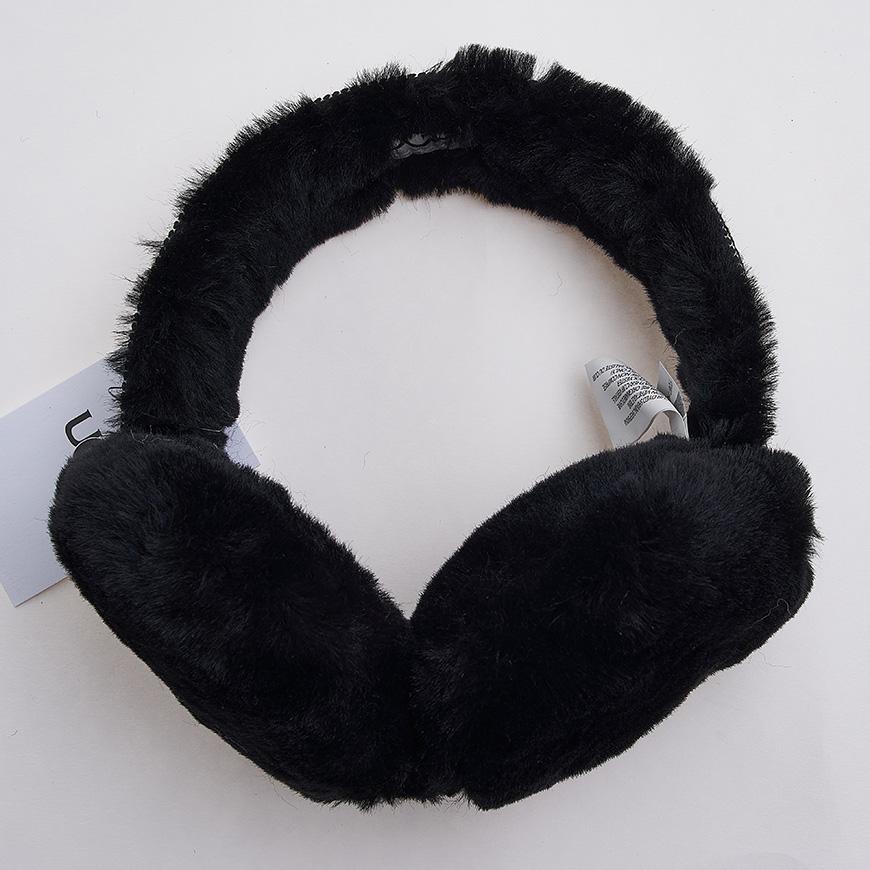 Ugg Tasman Sheepskin Earmuffs Black Women’s Jewelry Accessory