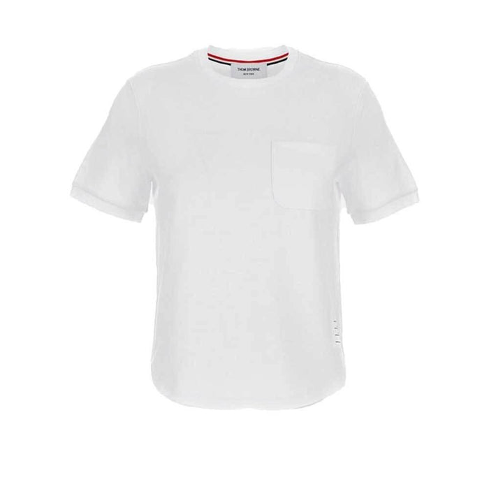 THOM BROWNE Cotton Milano Pocket Short Sleeve T-Shirt