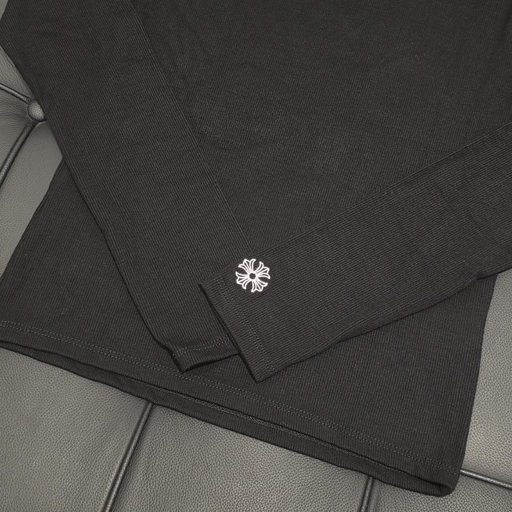 Chrome Hearts Black Knit Long Sleeve T-Shirt