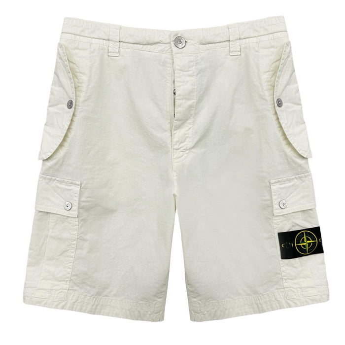 STONE ISLAND Button Pocket Cargo Shorts K1S15L100004 V0093