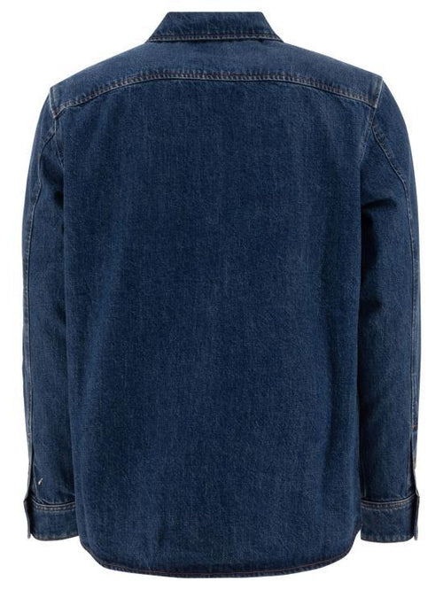 A.P.C. Indigo Denim Long-Sleeve Shirt COHTDH02837 IAL