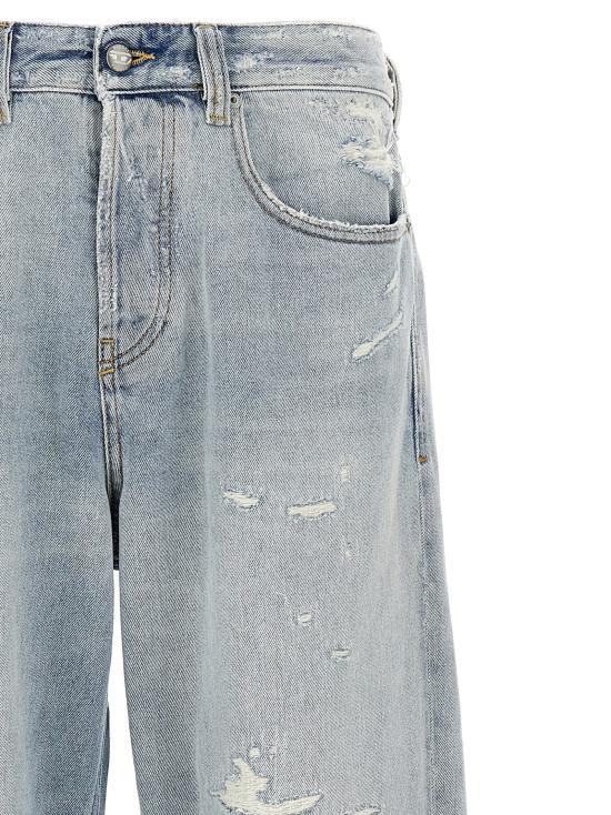 DIESEL 2001 D Macro Relaxed Fit Denim Jeans for Men A1159809M5301 LIGHT BLUE DOM