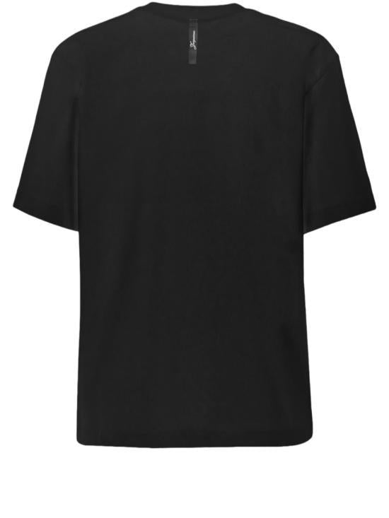 JACQUEMUS Black Cotton Logo T-Shirt