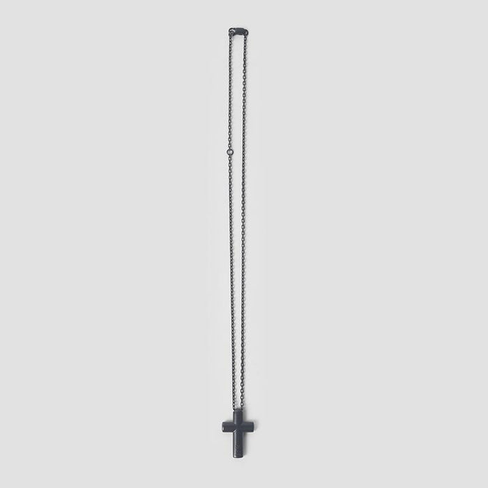 DAMIANI Metropolitan Diamond Necklace Black Silver