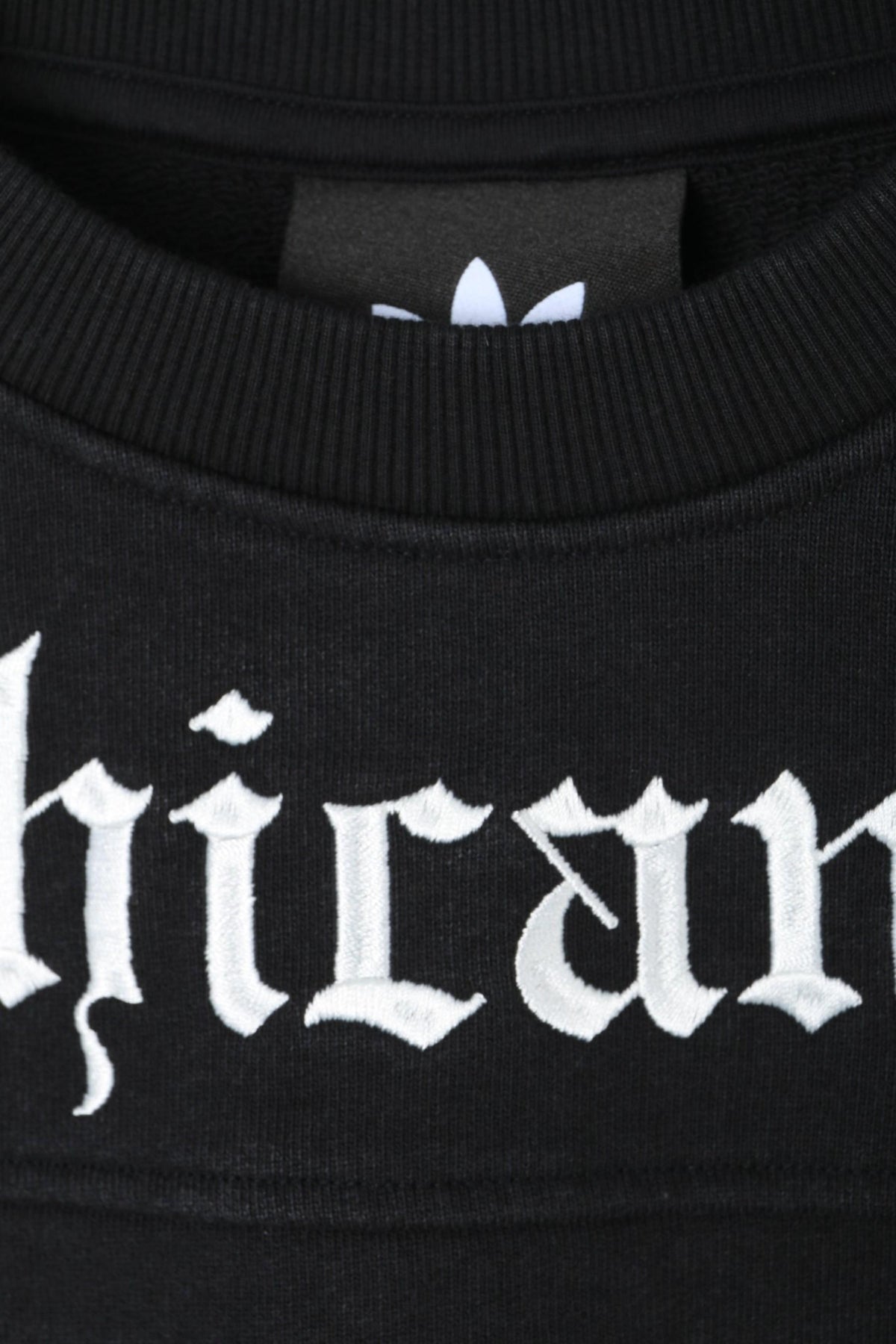 WILLY CHAVARRIA adidas x Willy Chavarria Black Crewneck Sweatshirt