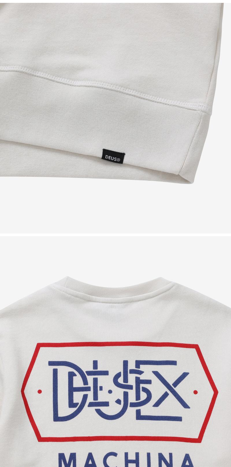 Deus Ex Machina Men’s Crewneck Sweatshirt DMW228180 VWHT