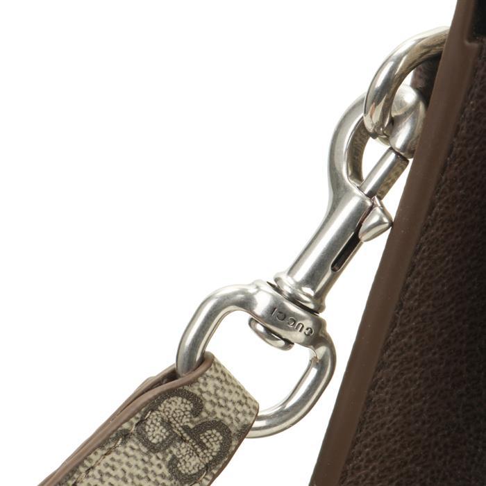 GUCCI GG Detail Canvas Pouch Clutch Bag